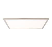 Brilliant Panel LED de montaje - Panel de techo con EasyDim: regulador con interruptores de luz convencionales - máx. 20 W con luz blanca cálida de metal/plástico, en hierro - 30 x 30 cm
