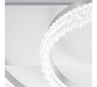 Brilliant Plafón Aurora LED, aluminio, Ø 61 cm, aluminio, CCT