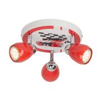 Brilliant Plafón LED Racing, 3 luces