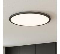 Brilliant Plafón LED Tuco CCT, atenuable, negro Ø 50 cm EC:EPREL:778589