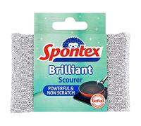 Brilliant Scourer Flexible Easy To Rinse Usable On Delicate Non Scratch Surfaces