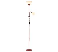 Brilliant Spari Deckenfluter mit Leselampe rot - LED Stehlampe - 1,8 m