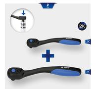 Brilliant Tools 1/4 ", 1/2" Umschaltknarren-Satz, 2-tlg