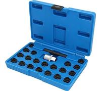 Brilliant Tools 22-pcs Wheel locking key set - BMW