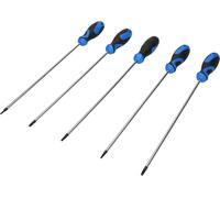 BRILLIANT Tools 5-pcs Extra Long TX Screwdriver Set
