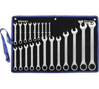 BRILLIANT TOOLS BT013121 Juego de llaves de estrella de carraca, 21 pzs, 6 - 32 mm [Powered by KS TOOLS]