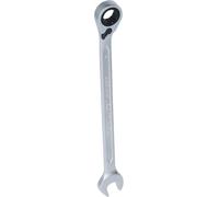 BRILLIANT TOOLS BT013809 - Llave combinada de carraca conmutable de 9 mm [Powered by KS TOOLS]