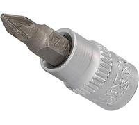 BRILLIANT TOOLS BT020800 Llave de vaso con punta de estrella PZ de 1/4", PZ0 [Powered by KS TOOLS]