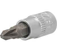 BRILLIANT TOOLS BT020802 Llave de vaso con punta de estrella PZ de 1/4", PZ2 [Powered by KS TOOLS]