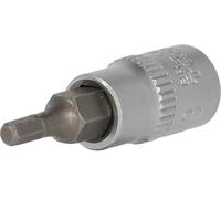 BRILLIANT TOOLS BT020820 Llave de vaso con punta de 1/4" con hexágono interior, 3 mm [Powered by KS TOOLS]