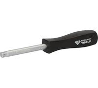 KS Tools Mango insertable BT020901 cuadrado negro y plateado 1 pieza