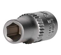 BRILLIANT TOOLS BT020934 Llave de vaso hexagonal de 1/4", 6 mm [Powered by KS TOOLS]