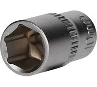 BRILLIANT TOOLS BT020938 Llave de vaso hexagonal de 1/4", 10 mm [Powered by KS TOOLS]