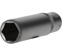 BRILLIANT TOOLS BT020956 Llave de vaso hexagonal de 1/4", versión larga, 10 mm [Powered by KS TOOLS]