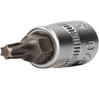 BRILLIANT TOOLS BT020973 Llave de vaso con punta Torx de 1/4", T20 [Powered by KS TOOLS]