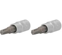 BRILLIANT TOOLS BT020975 Llave de vaso con punta Torx de 1/4", T30 [Powered by KS TOOLS] (Paquete de 2)