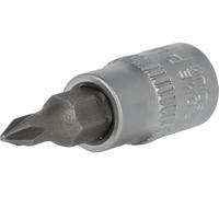BRILLIANT TOOLS BT020990 Llave de vaso con punta de estrella PH de 1/4", PH0 [Powered by KS TOOLS]