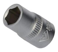 BRILLIANT TOOLS BT021800 Llave de vaso hexagonal de 3/8", 6 mm [Powered by KS TOOLS]