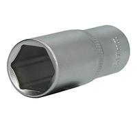 BRILLIANT TOOLS BT021828 Llave de vaso hexagonal de 3/8", versión larga, 17 mm [Powered by KS TOOLS]