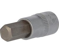 BRILLIANT TOOLS BT021876 Llave de vaso con punta de 3/8" con hexágono interior, 10 mm [Powered by KS TOOLS]