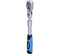 Brilliant - Carraca reversible telescópica de 3/8" con cabezal flexible (250-350 mm)