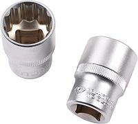 BRILLIANT TOOLS BT022421 Llave de vaso de 12 cantos de 1/2", 21 mm [Powered by KS TOOLS]