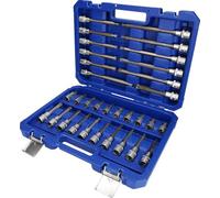 BRILLIANT TOOLS BT022532 Juego de llaves de vaso de 1/2", 32 pzs, perfil Torx [Powered by KS TOOLS]