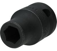 BRILLIANT TOOLS BT022631 Llave de vaso de impacto hexagonal 1/2" 10 mm, corta [Powered by KS TOOLS]