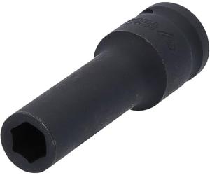 BRILLIANT TOOLS BT022649 Llave de vaso de impacto hexagonal 1/2", 10 mm, larga [Powered by KS TOOLS]