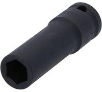 BRILLIANT TOOLS BT022653 Llave de vaso de impacto hexagonal 1/2", 13 mm, larga [Powered by KS TOOLS]