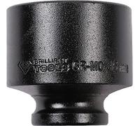 Brilliant - Llave de vaso de impacto de doce cantos 1/2" 36 mm, corta
