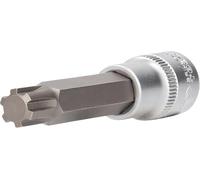 BRILLIANT TOOLS BT022736 Llave de vaso con punta RIBE de 1/2", longitud 100 mm, M12 [Powered by KS TOOLS]