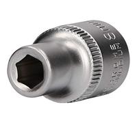 BRILLIANT TOOLS BT022800 Llave de vaso hexagonal de 1/2", 8 mm [Powered by KS TOOLS]