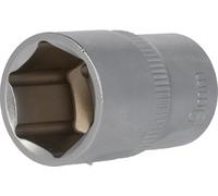 BRILLIANT TOOLS BT022810 Llave de vaso hexagonal de 1/2", 19 mm [Powered by KS TOOLS]