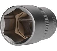 BRILLIANT TOOLS BT022812 Llave de vaso hexagonal de 1/2", 21 mm [Powered by KS TOOLS]
