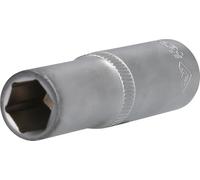 BRILLIANT TOOLS BT022823 Llave de vaso hexagonal de 1/2", versión larga, 13 mm [Powered by KS TOOLS]