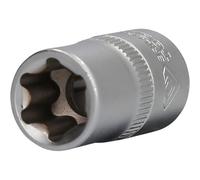 BRILLIANT TOOLS BT022845 Llave de vaso Torx-E de 1/2", E18 [Powered by KS TOOLS]