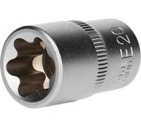 BRILLIANT TOOLS BT022846 Llave de vaso Torx-E de 1/2", E20 [Powered by KS TOOLS]