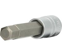 BRILLIANT TOOLS BT022877 Llave de vaso con punta de 1/2" con hexágono interior, longitud 100 mm, 13 mm [Powered by KS TOOLS]