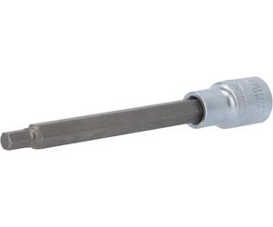 BRILLIANT TOOLS BT022882 Llave de vaso con punta de 1/2" con hexágono interior, longitud 140 mm, 7 mm [Powered by KS TOOLS]