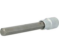 BRILLIANT TOOLS BT022885 Llave de vaso con punta de 1/2" con hexágono interior, longitud 140 mm, 12 mm [Powered by KS TOOLS]