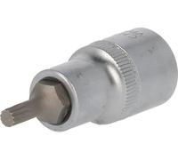 BRILLIANT TOOLS BT022930 Llave de vaso con punta multilateral de 1/2", longitud 55 mm, M5 [Powered by KS TOOLS]