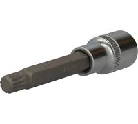 BRILLIANT TOOLS BT022944 Llave de vaso con punta multilateral de 1/2", longitud 100 mm, M10 [Powered by KS TOOLS]