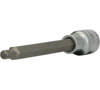 BRILLIANT TOOLS BT022952 Llave de vaso con punta multilateral de 1/2", longitud 140 mm, M8 [Powered by KS TOOLS]