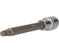 BRILLIANT TOOLS BT022960 Llave de vaso con punta multilateral de 1/2", longitud 200 mm, M8 [Powered by KS TOOLS]