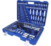 BRILLIANT TOOLS BT023216 Juego de llaves de vaso, 216 pzs, 1/4", 3/8", 1/2" [Powered by KS TOOLS]