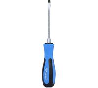 BRILLIANT TOOLS BT031051 Destornillador plano con tapa protectora de impactos, 6,0 x 100 mm [Powered by KS TOOLS]