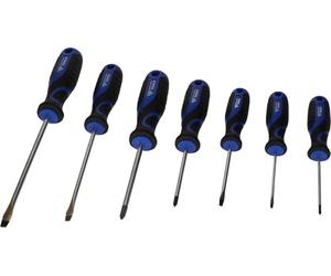 BRILLIANT TOOLS BT033007 Juego de destornilladores, 7 pzs, planos, PH [Powered by KS TOOLS]