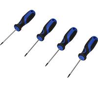 BRILLIANT TOOLS BT034004 Juego de destornilladores, 4 pzs, perfil TX [Powered by KS TOOLS]