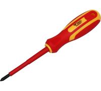 BRILLIANT TOOLS BT068007 Destornillador de estrella VDE PH1 x 80 mm [Powered by KS TOOLS]
